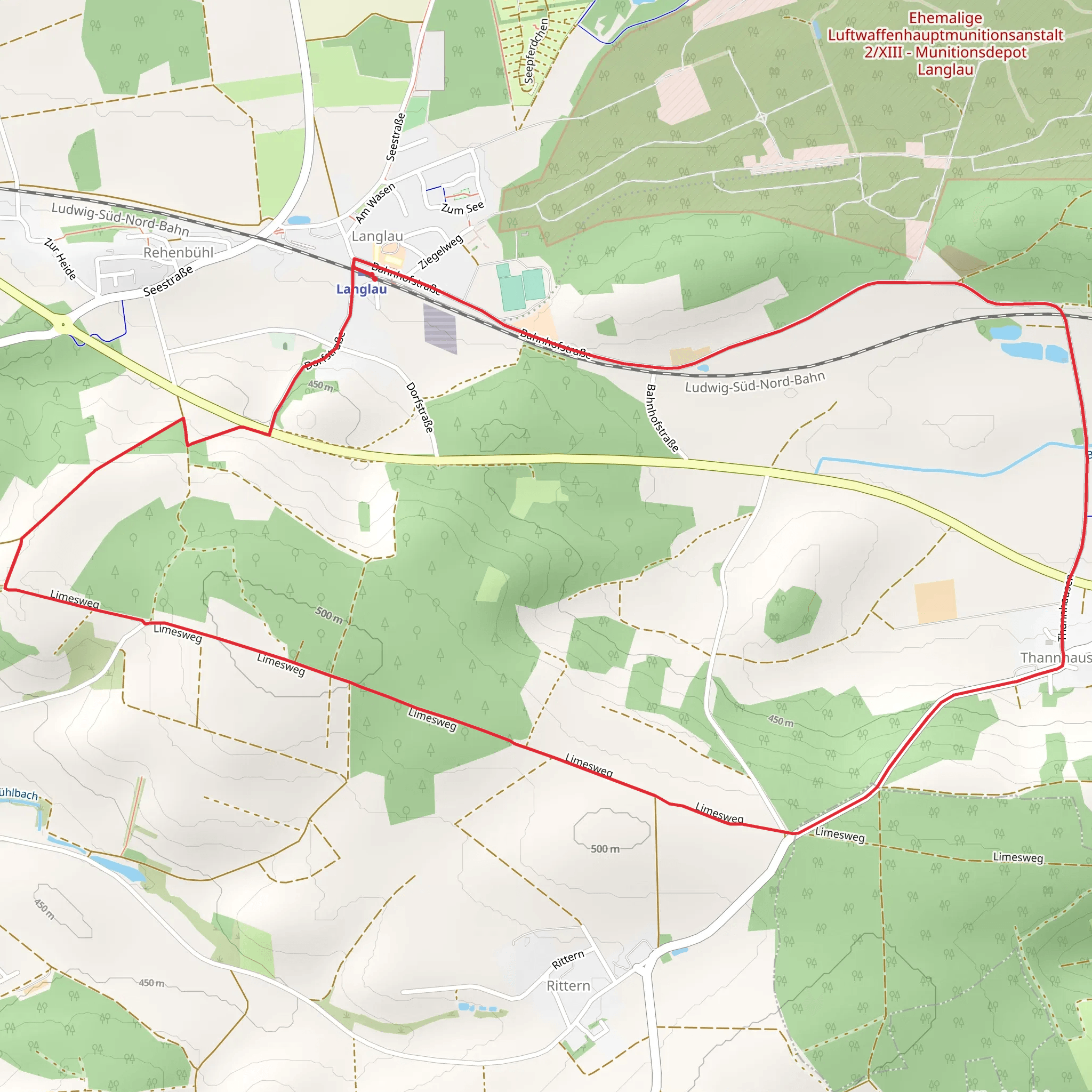 Fraenkisches Seenland mobile static map