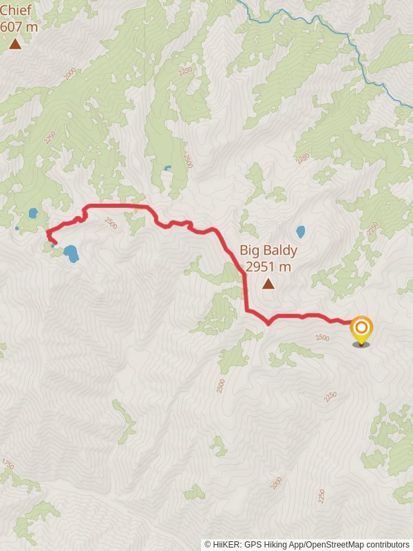 Buck Lake via Big Baldy Ridge