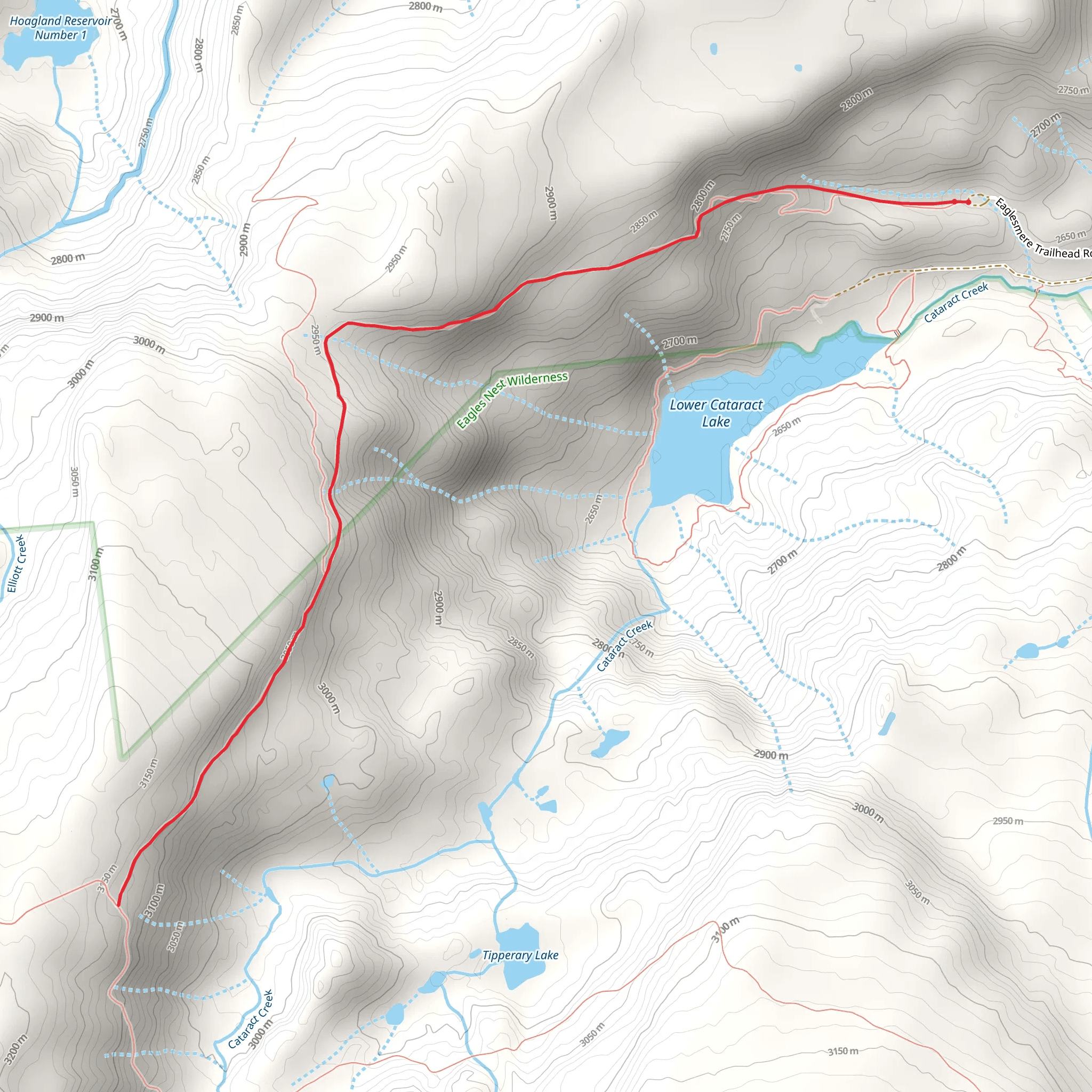 Eaglesmere Trail mobile static map