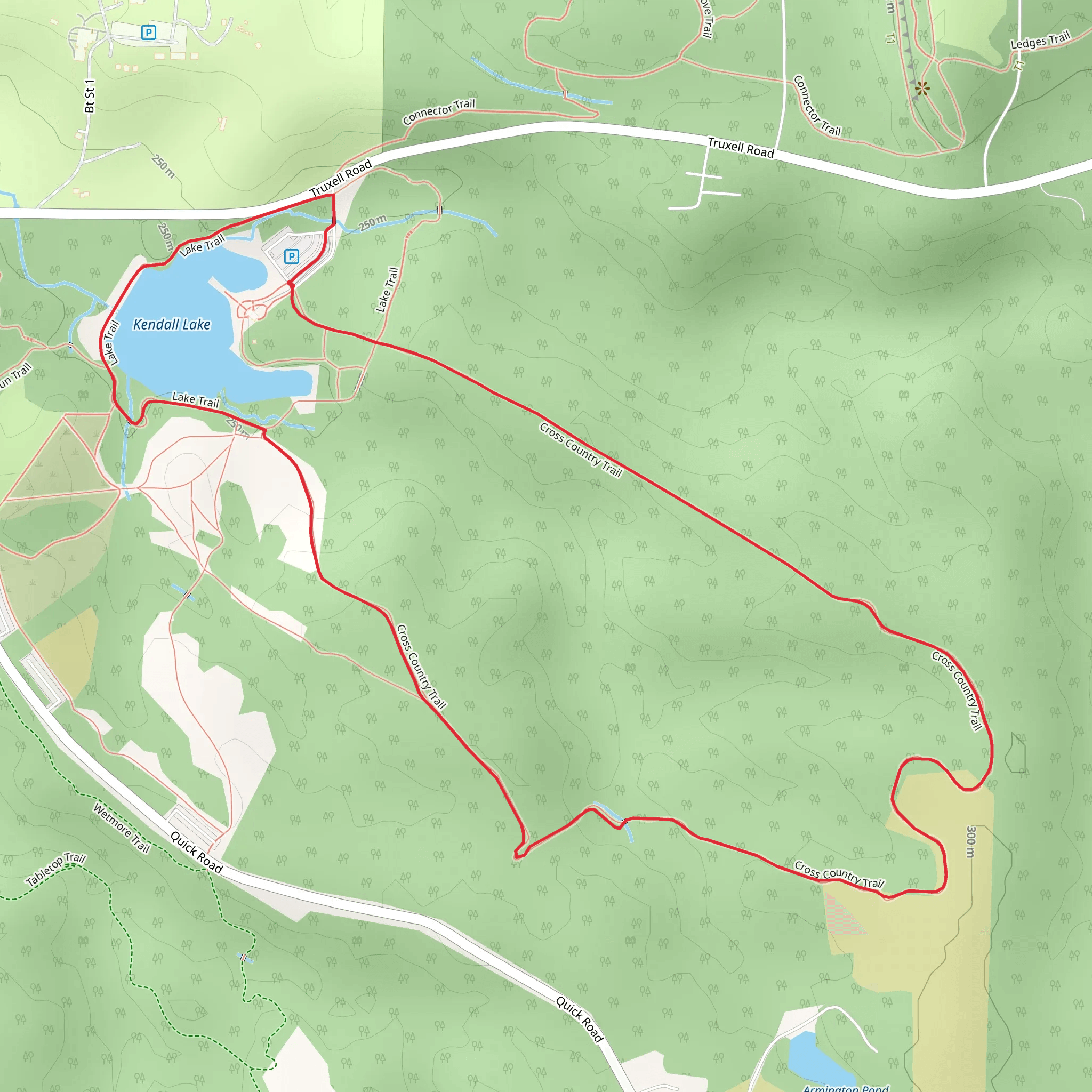 Cross Country Trail mobile static map