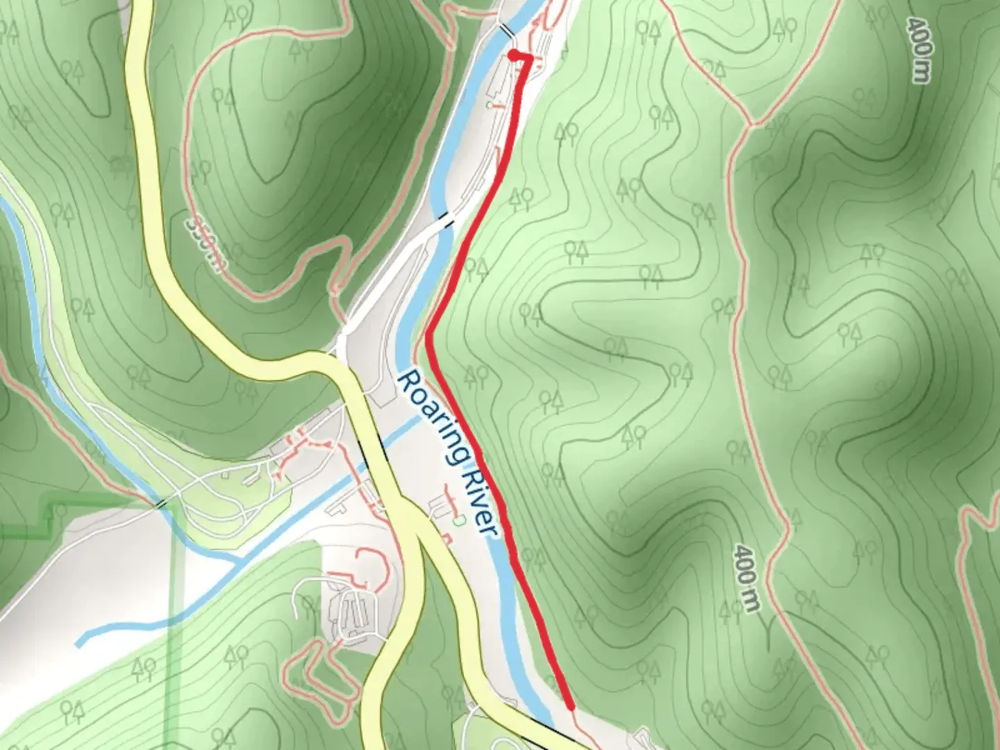 An image depicting the trail River Trail and its surrounding area.