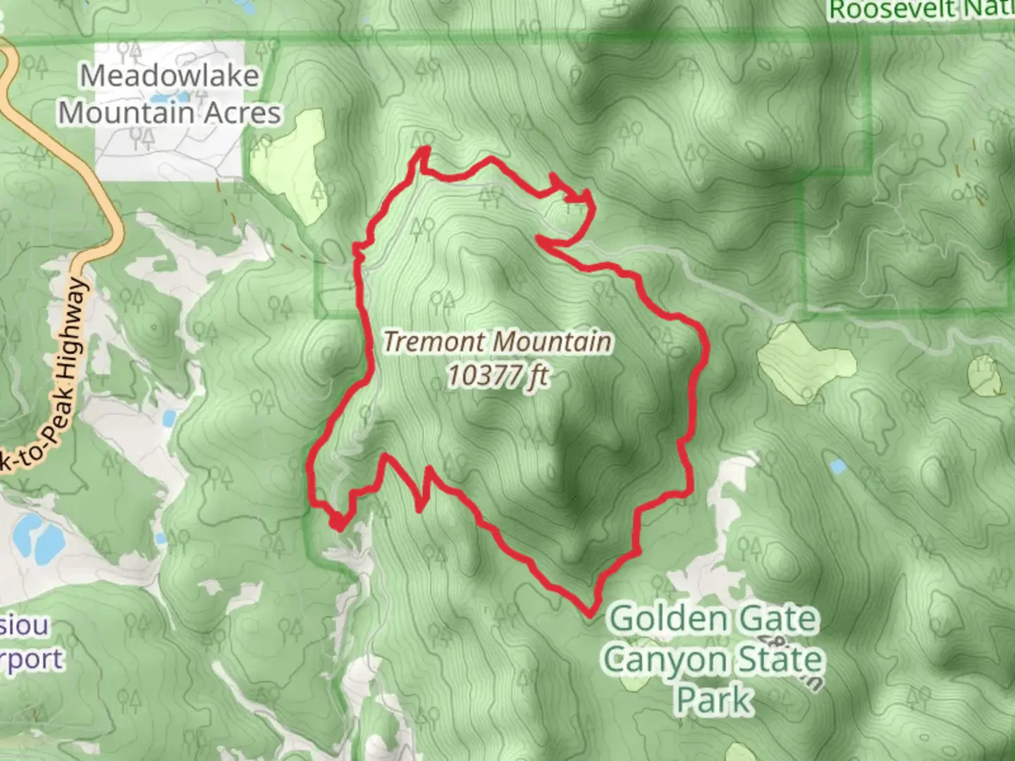 An image depicting the trail Coyote and Mule Deer Loop Trail and its surrounding area.