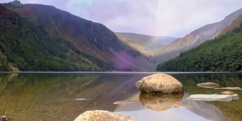 An image depicting the trail Derrybawn Circular and its surrounding area.