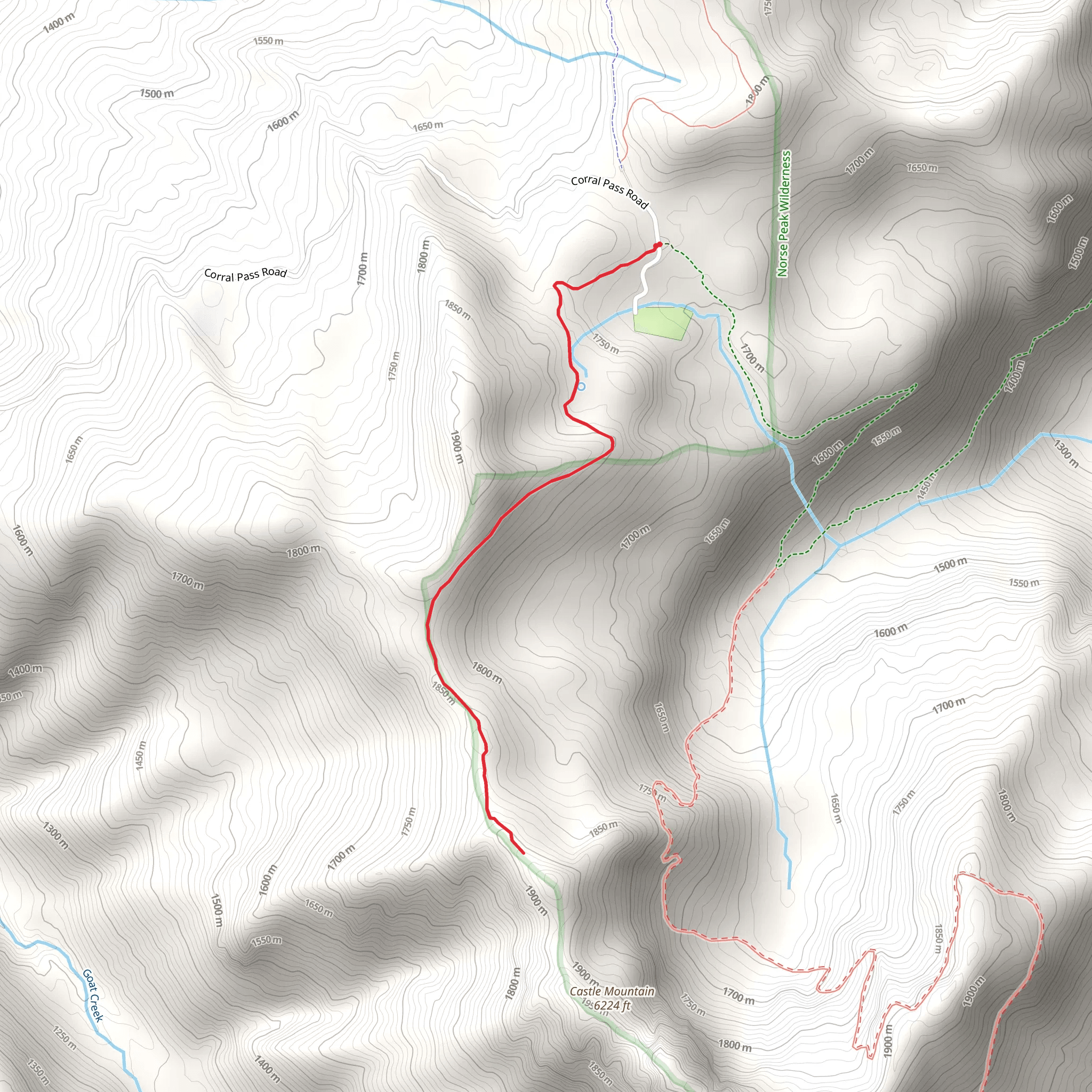 Rainier View Trail mobile static map