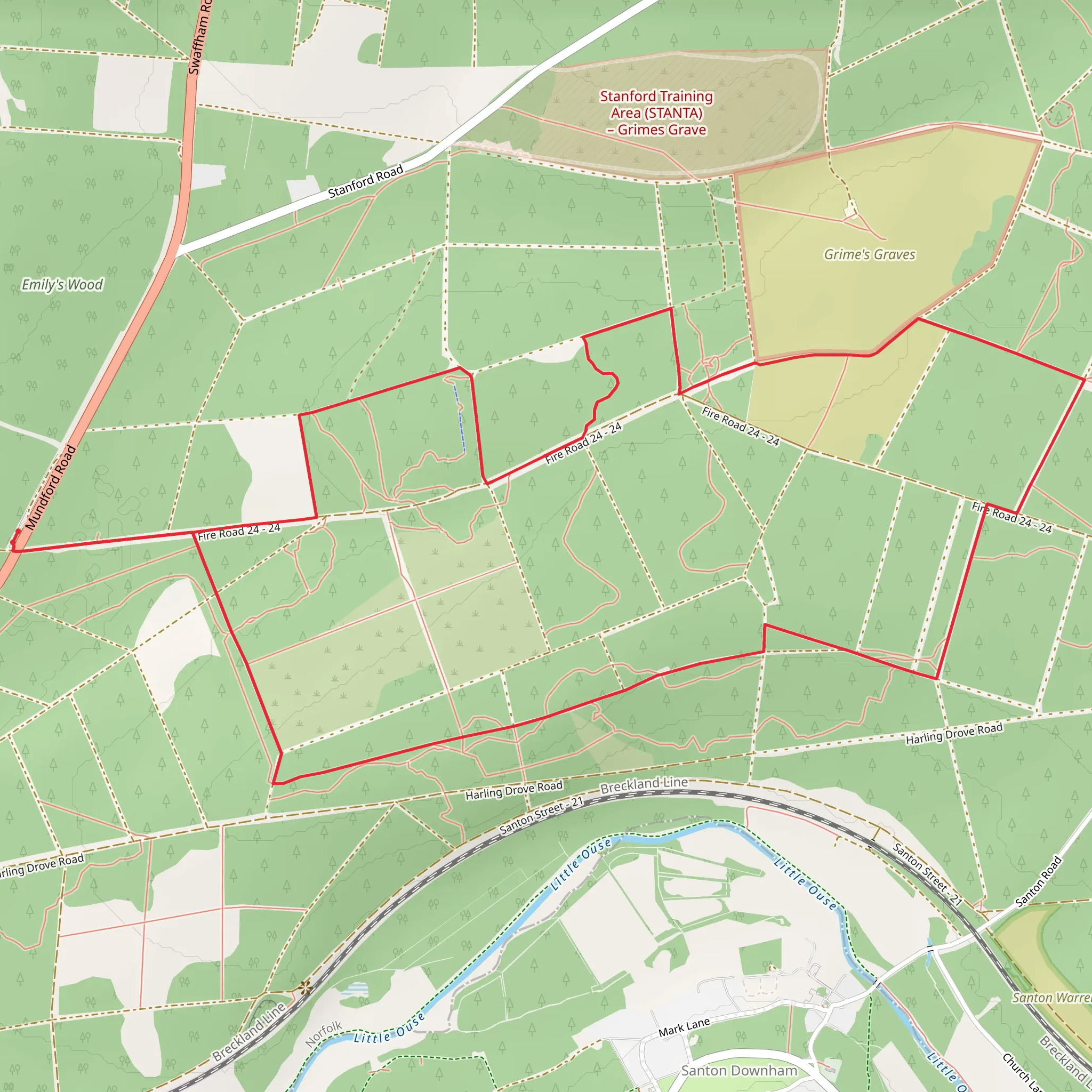Top Road Trail mobile static map