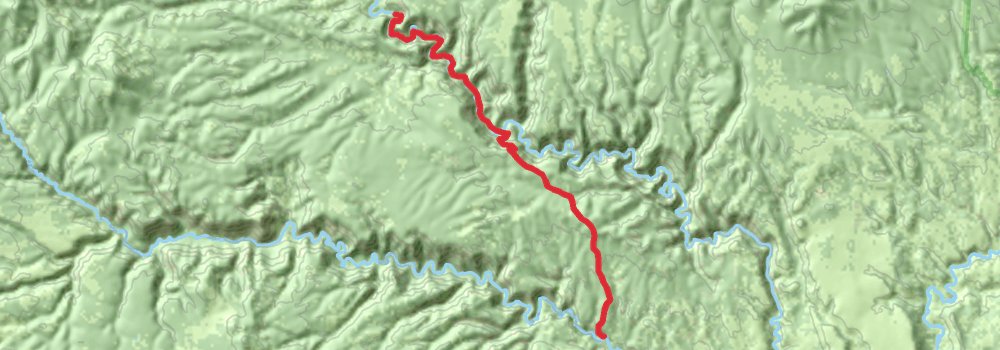American Perimeter Trail - Southwest Primary stage 55 Map