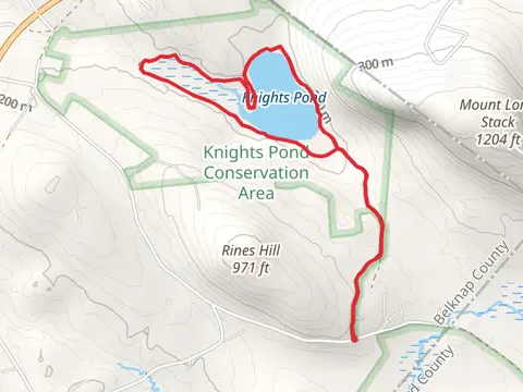 Knights Pond and Knights Pond Conservation Area Loop