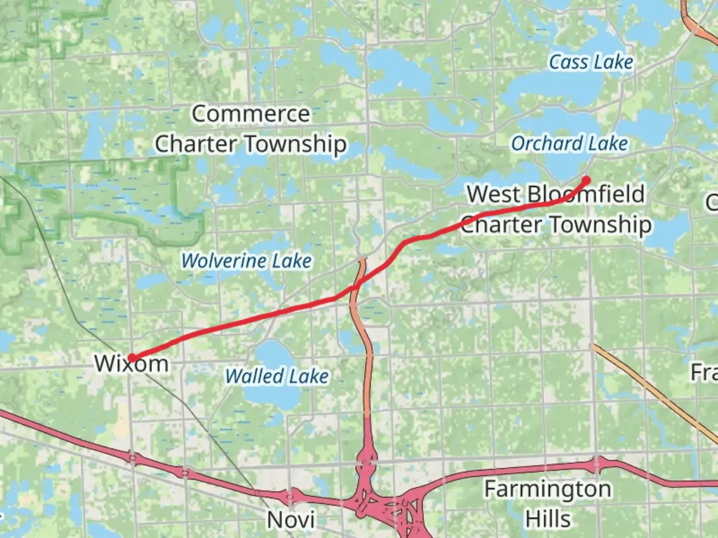 An image depicting the trail Michigan Air Line Trail - Mack Park and its surrounding area.