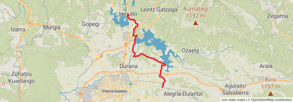 GR 38 - Wine and Fish Route stage 5 Map