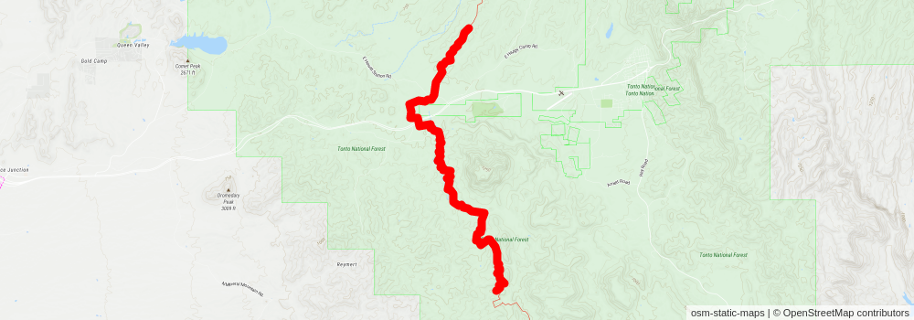 Southwestern Horseshoe Trail stage 94 Map