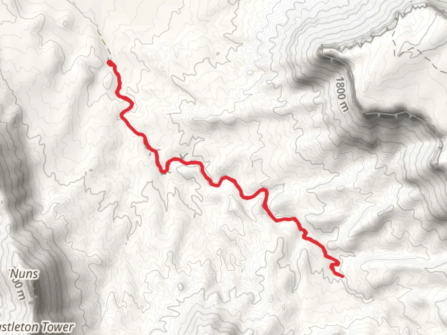 An image depicting the trail Professor Creek - Mary Jane Canyon Trail and its surrounding area.