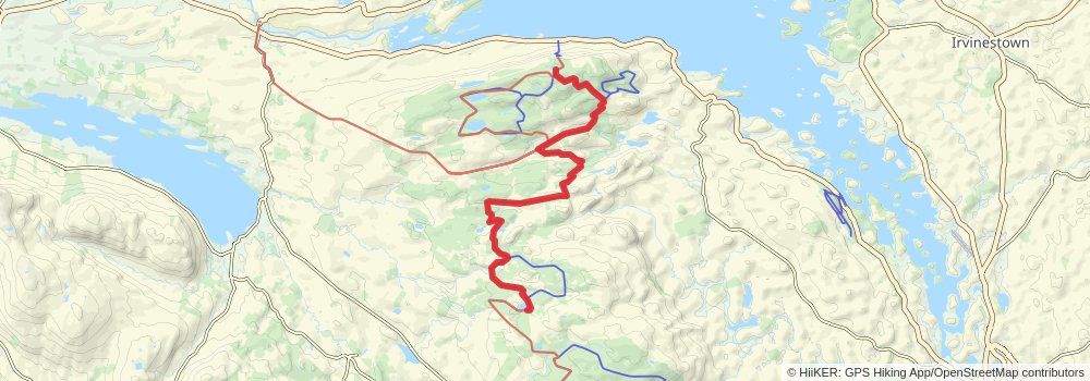 Belcoo to Belleek Including Lougah Navar Forest stage 2 Map