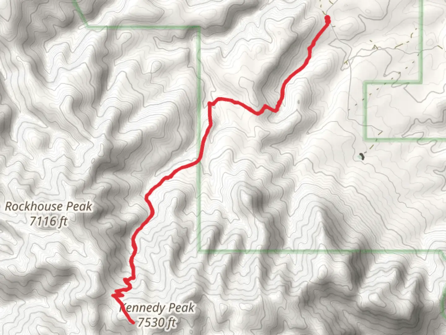 An image depicting the trail Tortilla and East Divide Trail and its surrounding area.