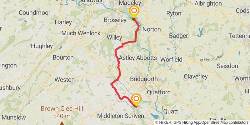 Sabrina Way stage 10 Map