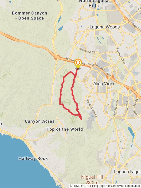 Coyote Run, Nature and Car Wreck Loop Trail