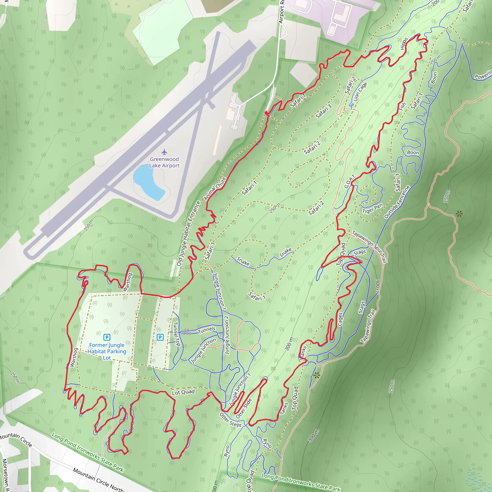Warthog, Tanks, Fish and Hippo Loop mobile static map