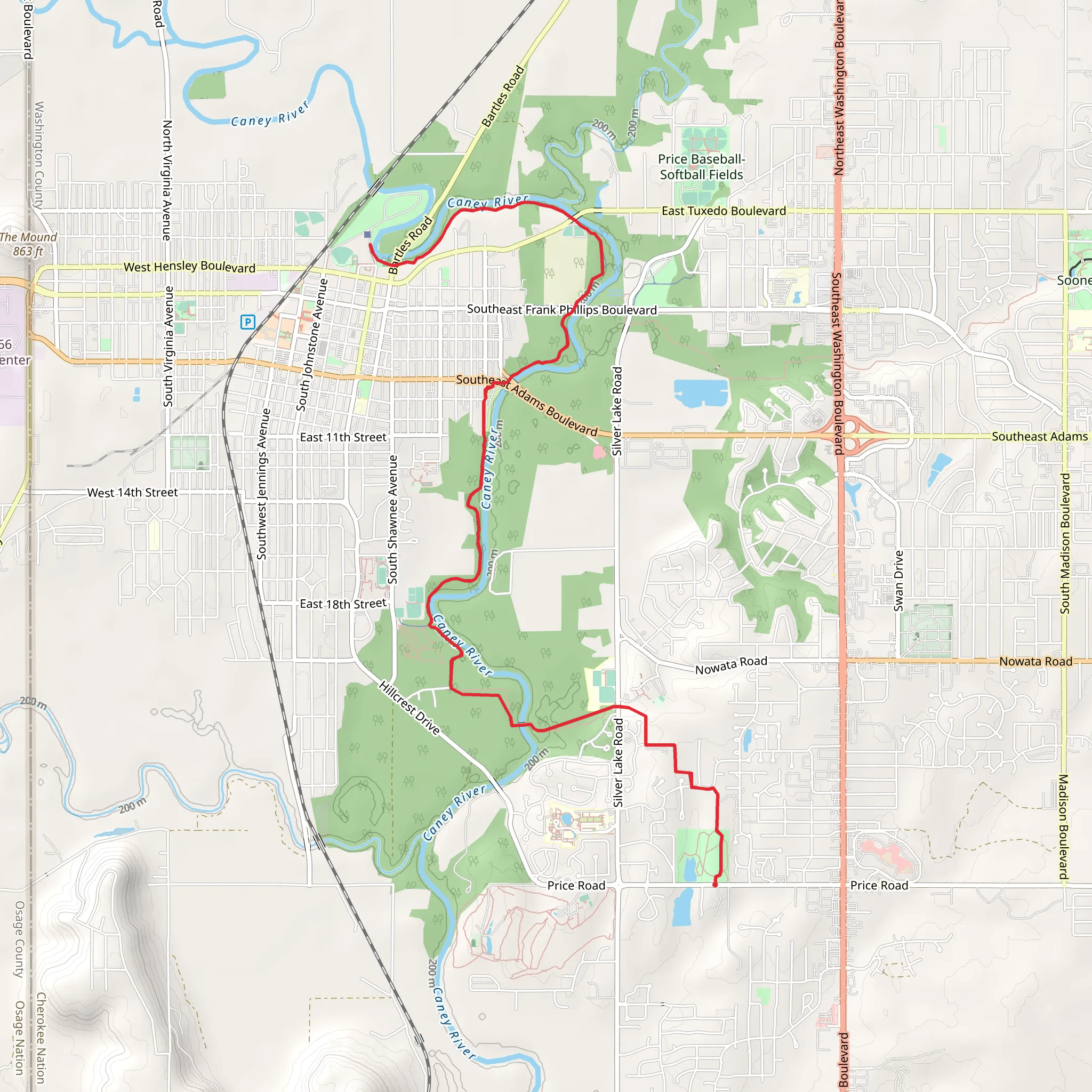 Pathfinder Parkway - Duck Pond mobile static map