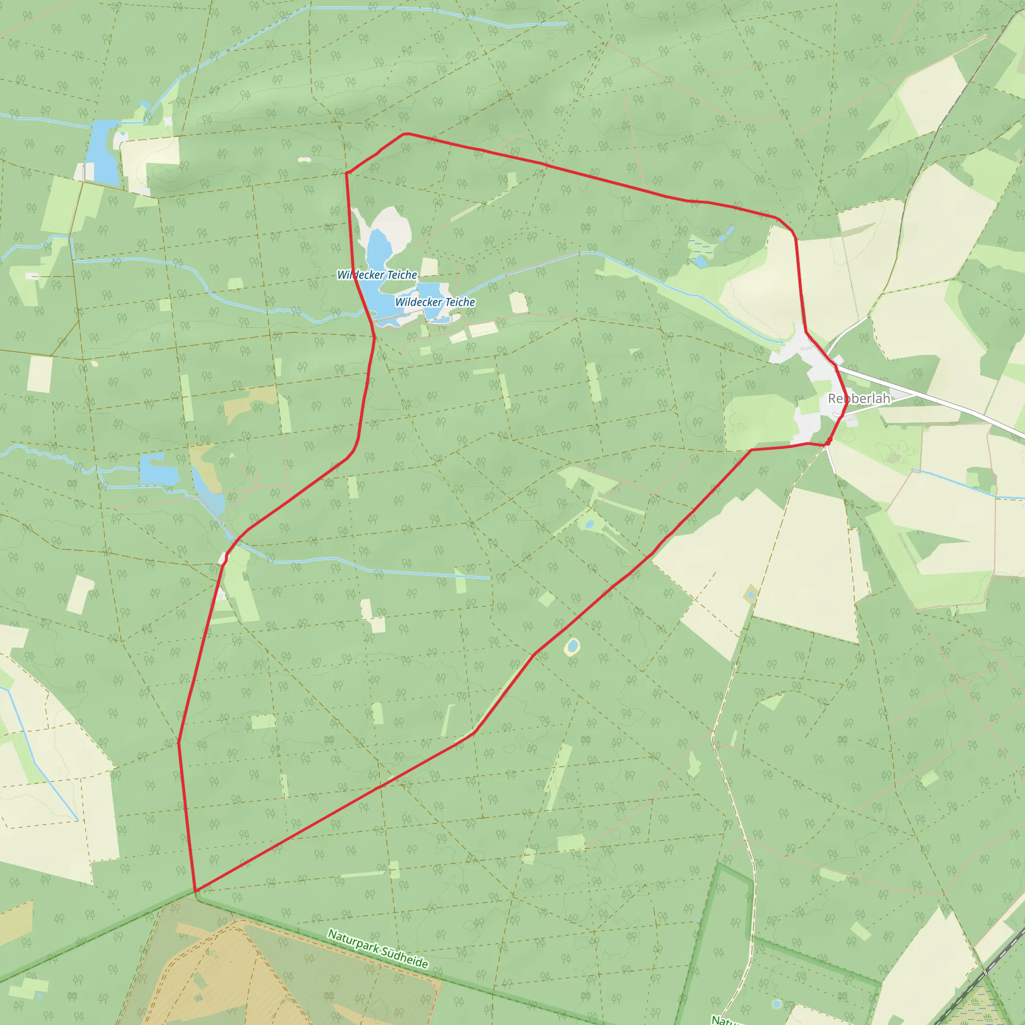 Wildecker Teiche Via Romea mobile static map