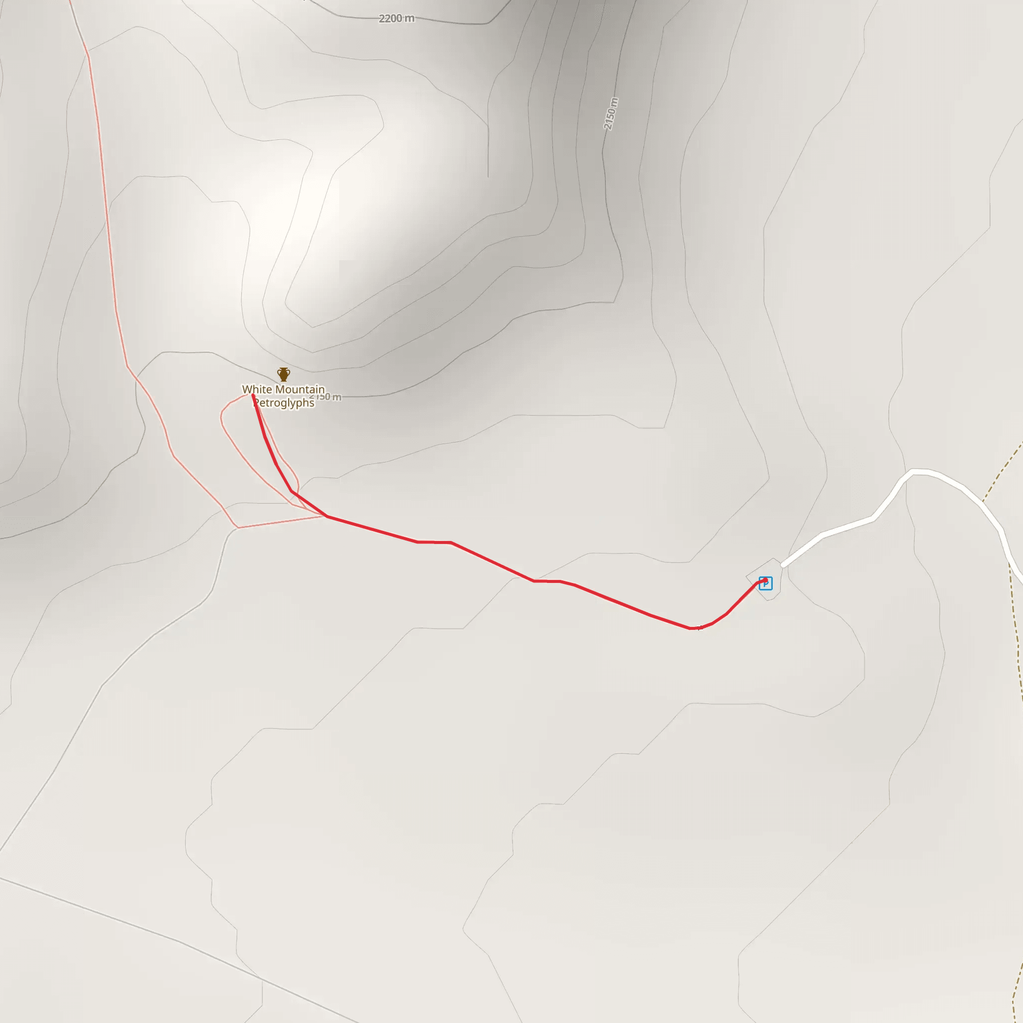 White Rocks mobile static map