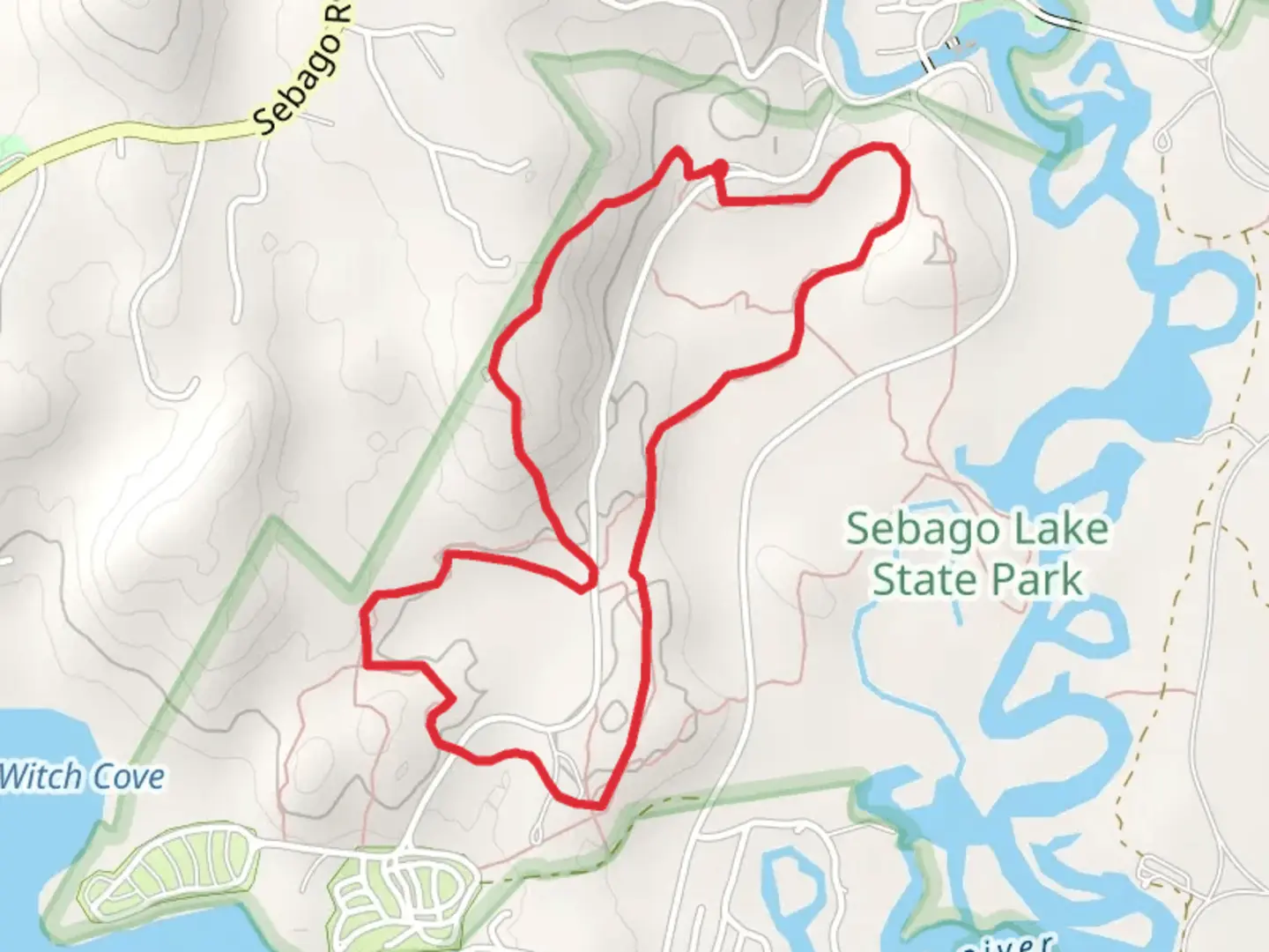 An image depicting the trail Bay of Naples Loop and its surrounding area.