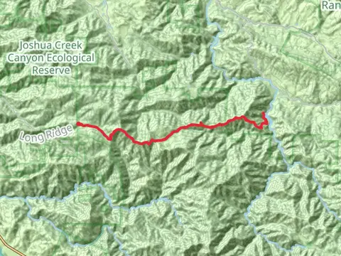 Turner Creek, Devils Peak and Big Pines Peak via Carmel River Trail