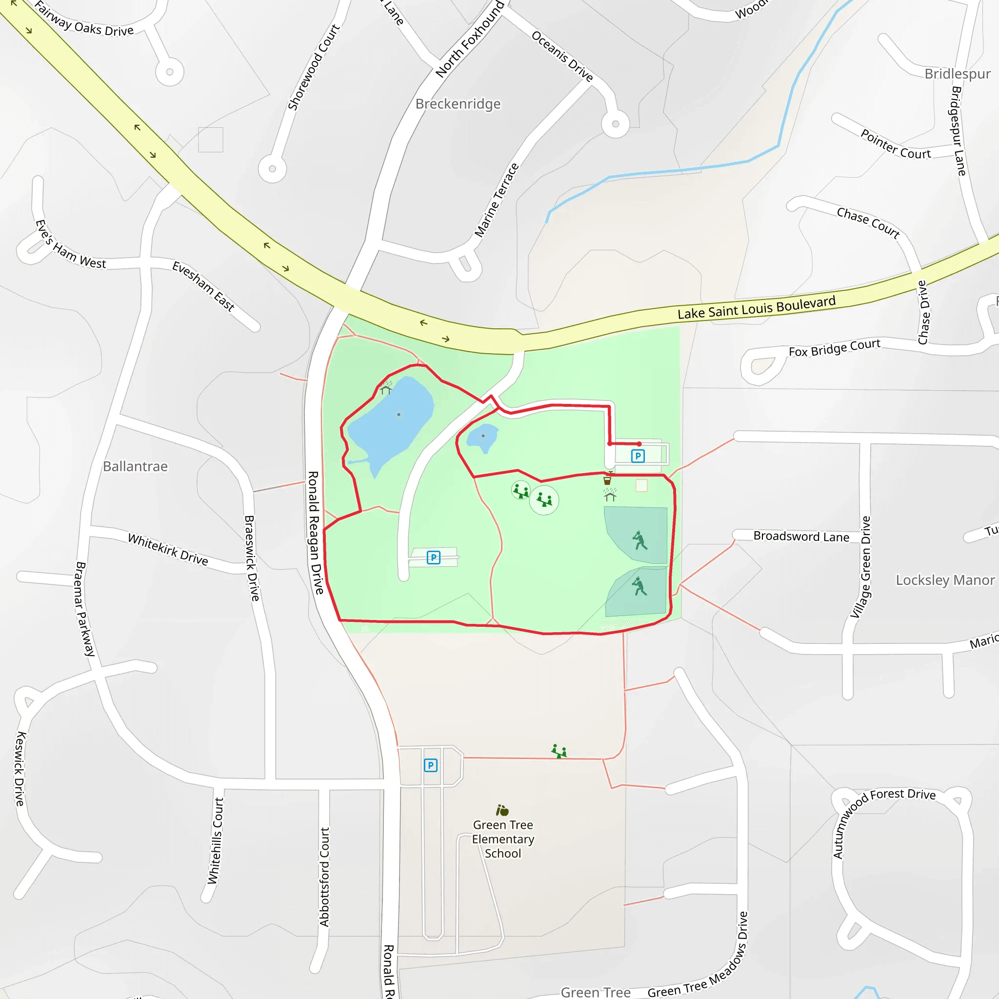 Boulevard Park Loop mobile static map