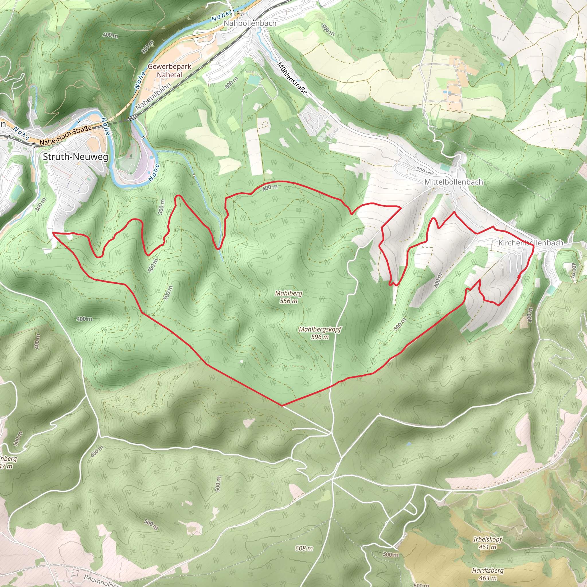 Kirchenbollenbach Loop mobile static map