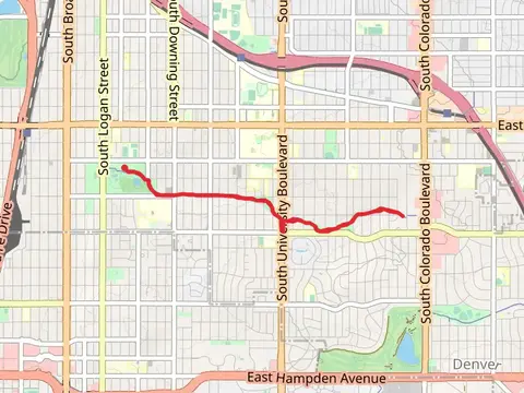 East Harvard Gulch Trail from Harvard Gulch Park