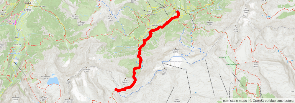 ViaSuworow stage 10 Map