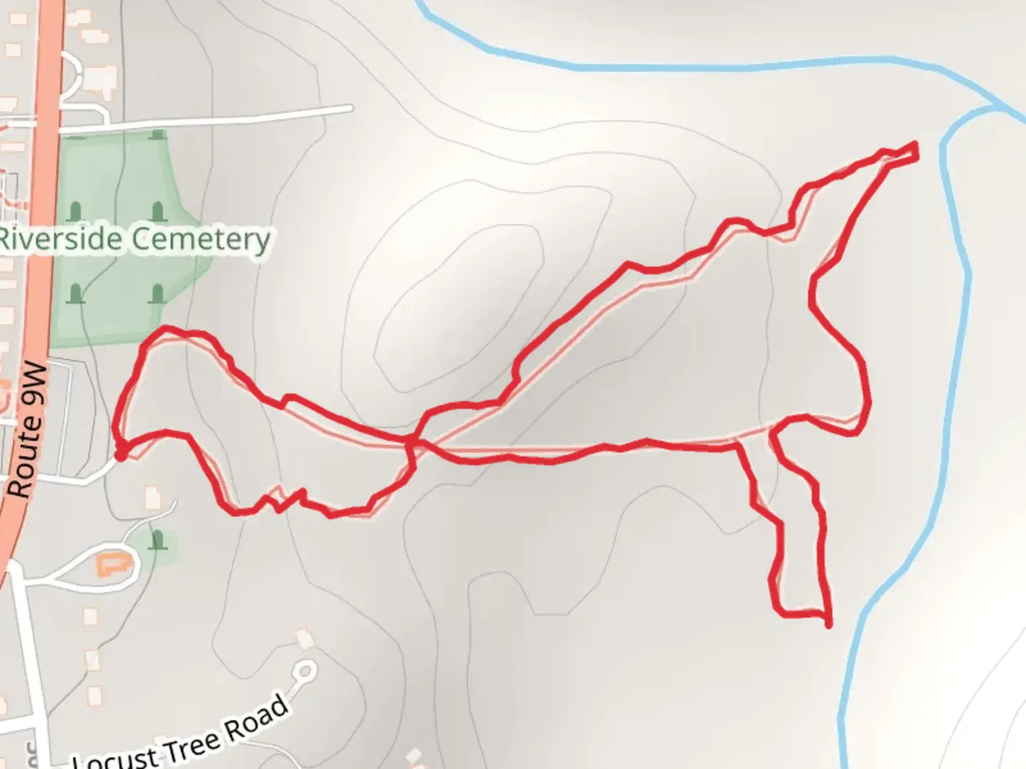 An image depicting the trail Lattintown Creek and its surrounding area.