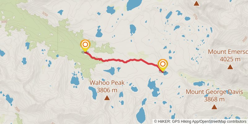 French Canyon via Piute Canyon Trail stage 2 Map