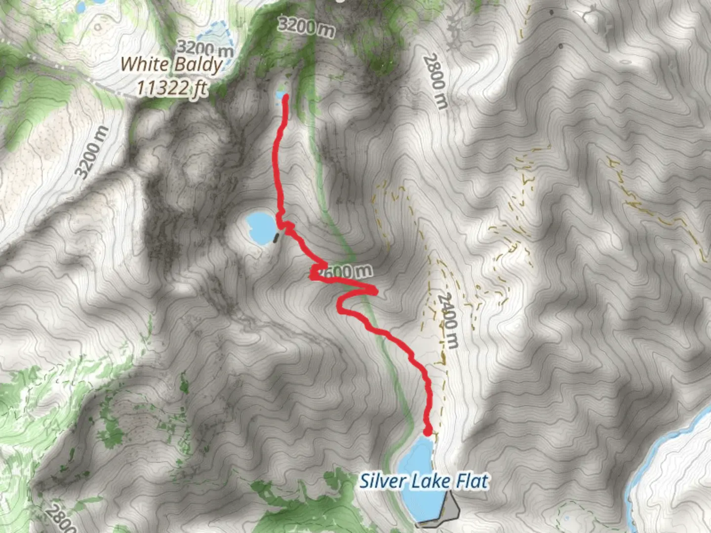 An image depicting the trail Silver Creek and Silver Glance Lake Trail and its surrounding area.