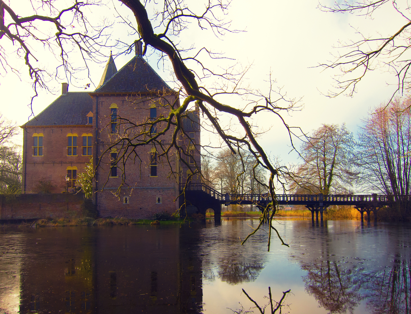 An image depicting the trail Trekvogelpad and Hackforste Enk Route and its surrounding area.