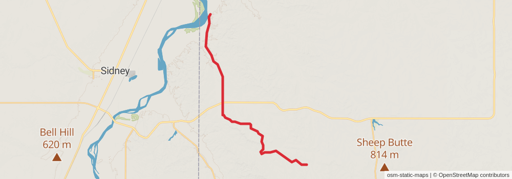American Perimeter Trail - North Country Primary stage 267 Map