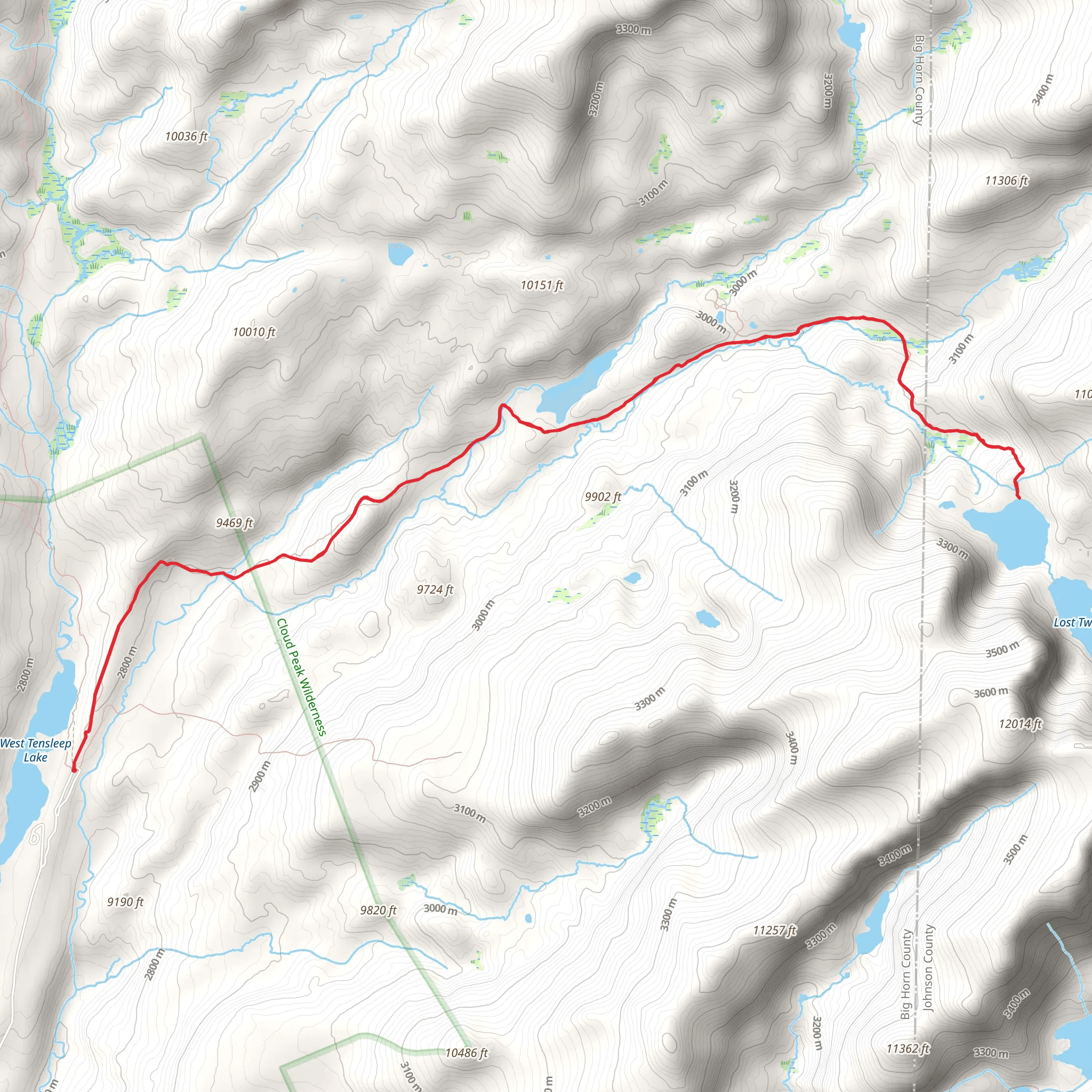 Trail 065 mobile static map