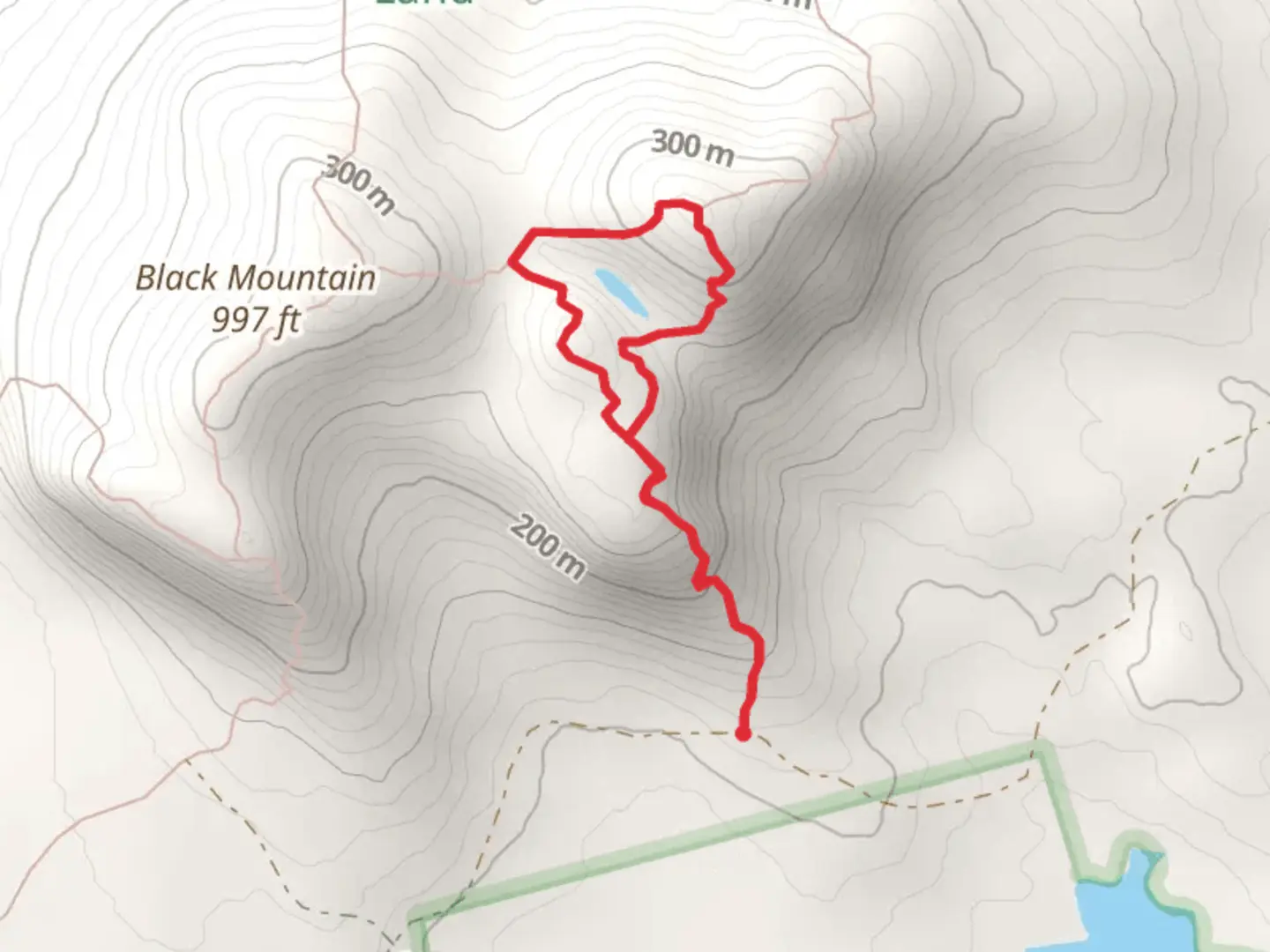 An image depicting the trail Wizard Pond Loop and its surrounding area.