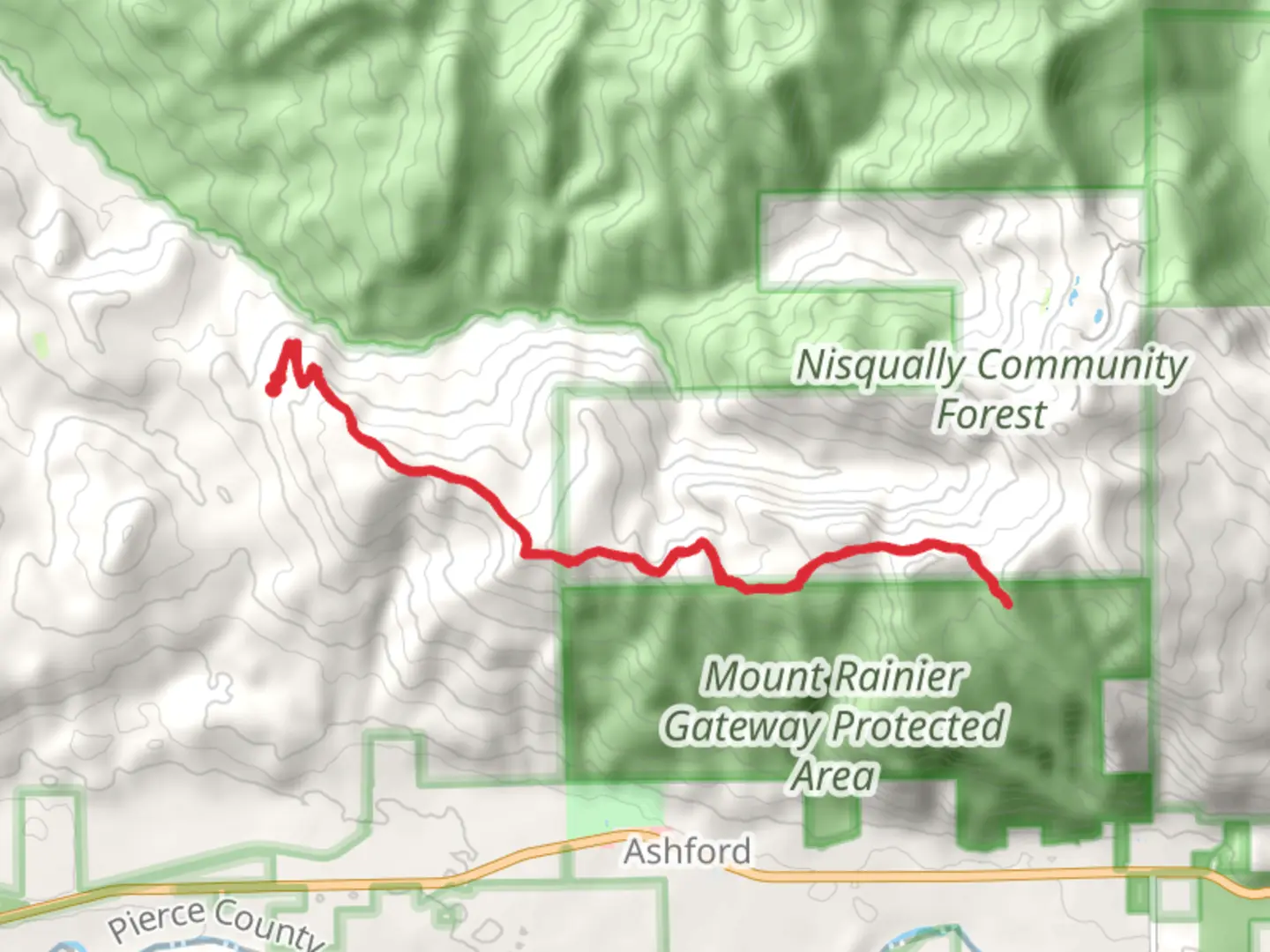 An image depicting the trail Walk to Copper Creek Hut and its surrounding area.