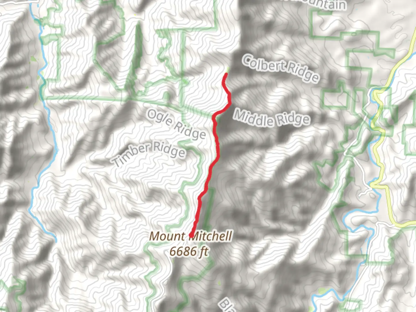 An image depicting the trail Deep Gap Trail and its surrounding area.