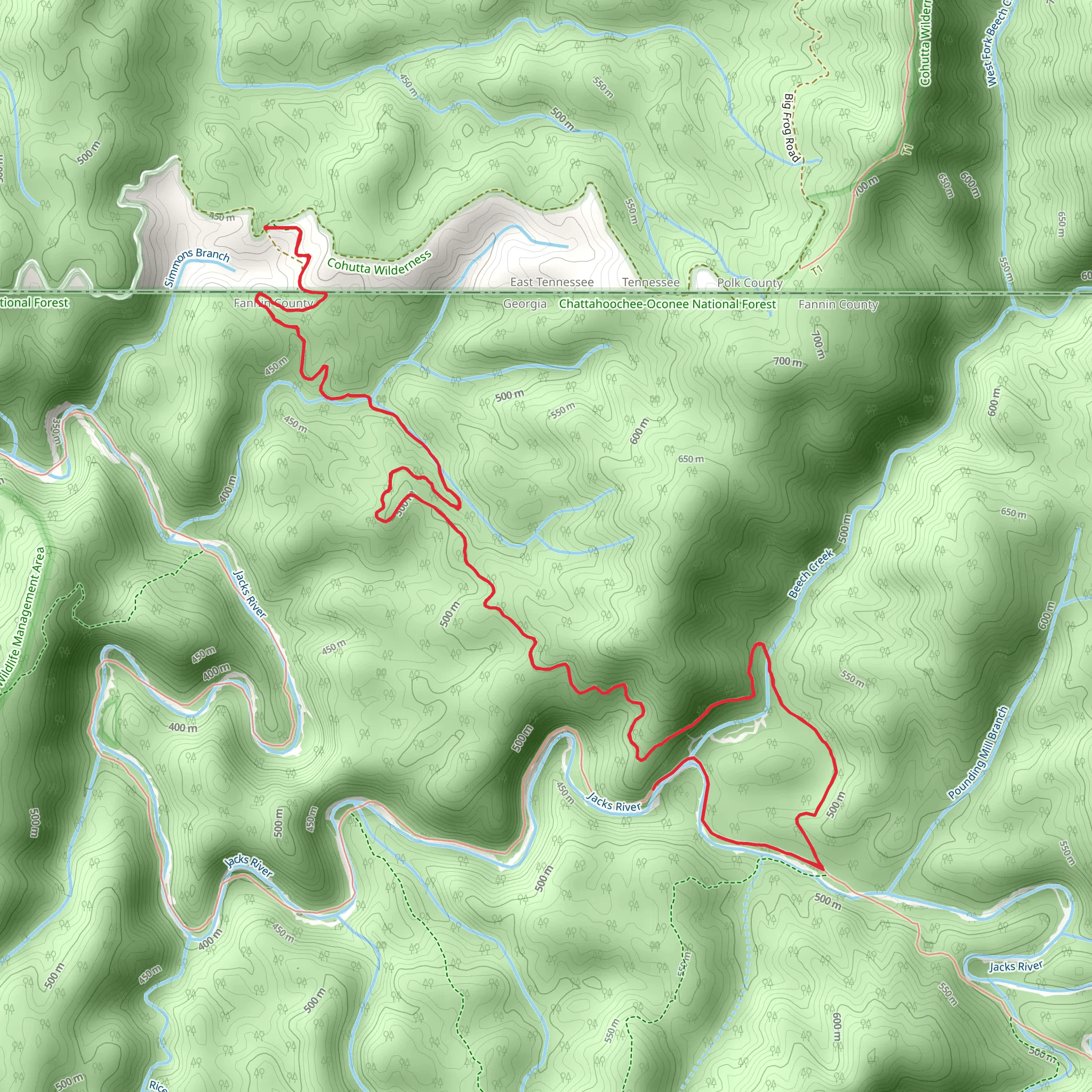 Beech Bottom mobile static map