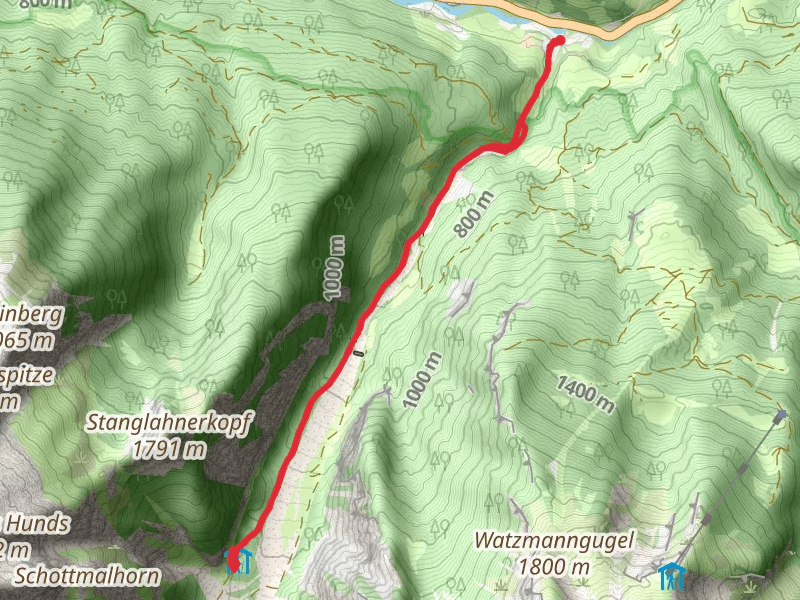 Wimbachklamm and AV Weg