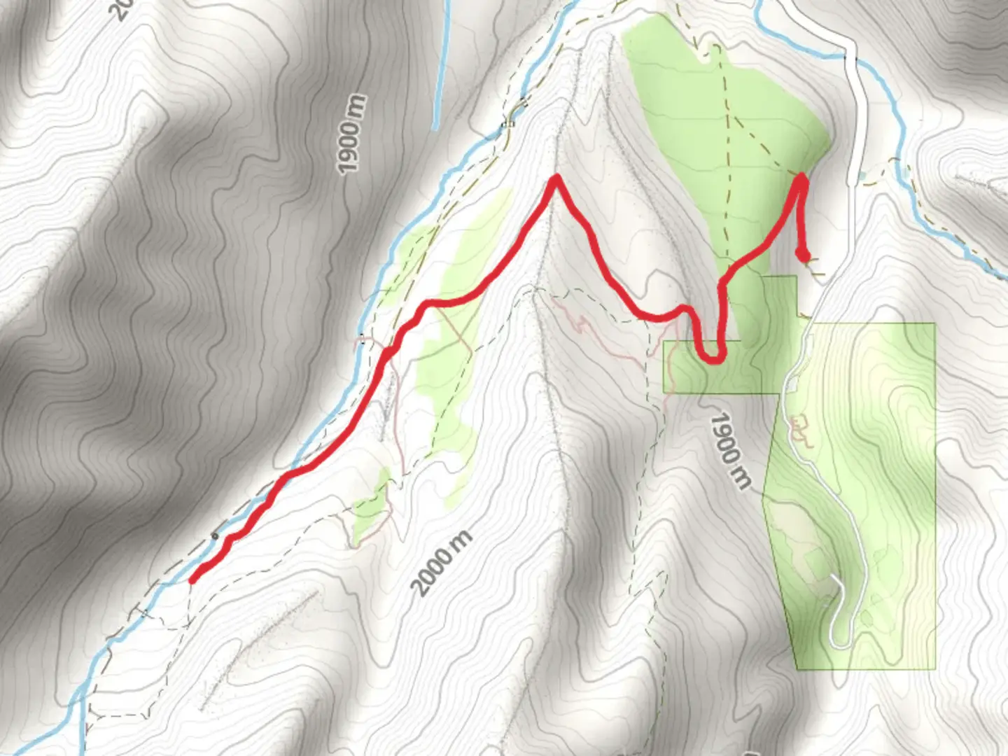 An image depicting the trail Big Springs Walk and its surrounding area.