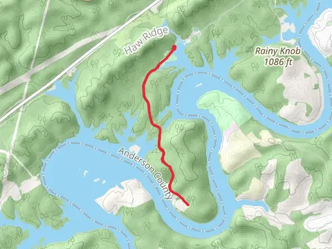 Bull Bluff Road from Clark Center Park