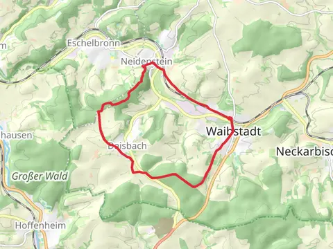 Neidenstein Weg and Hetzengrundweg