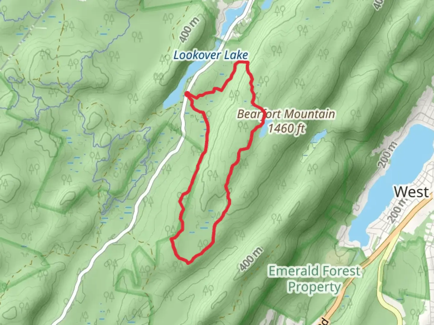 An image depicting the trail Terrace Pond Loop Trail and its surrounding area.
