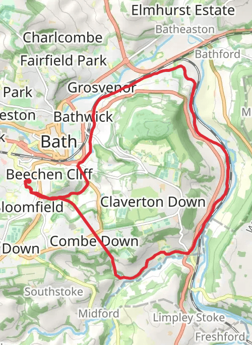 Tunnels & Canal Circular mobile static map