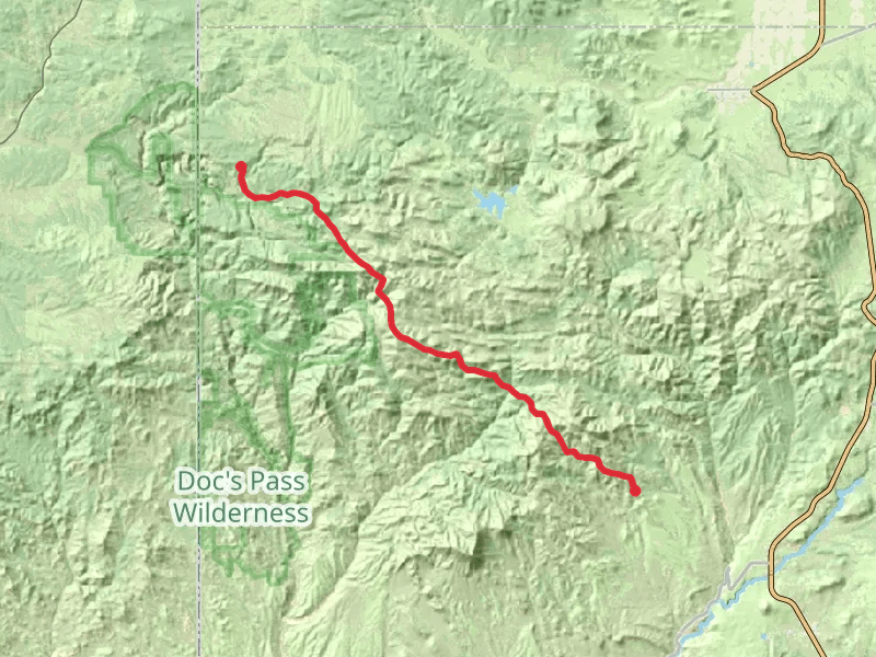 Spring Wash and South Boundary Trail