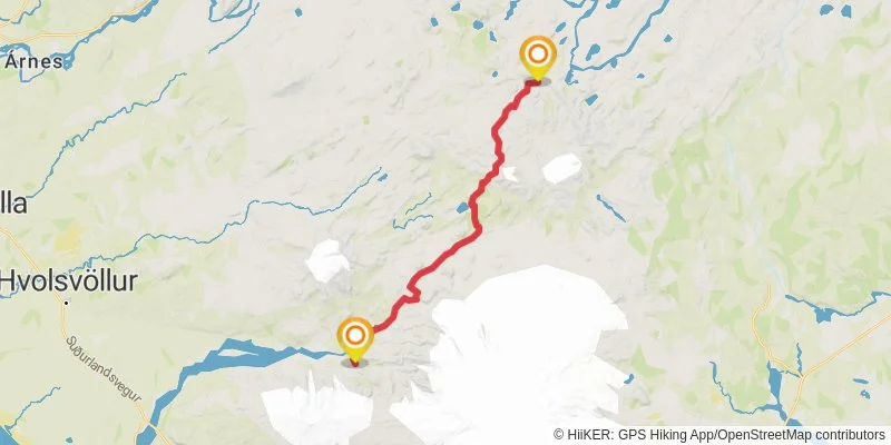 Laugavegur trail map clearance pdf