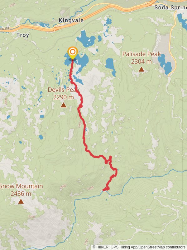 Cascade Lake and Long Lake