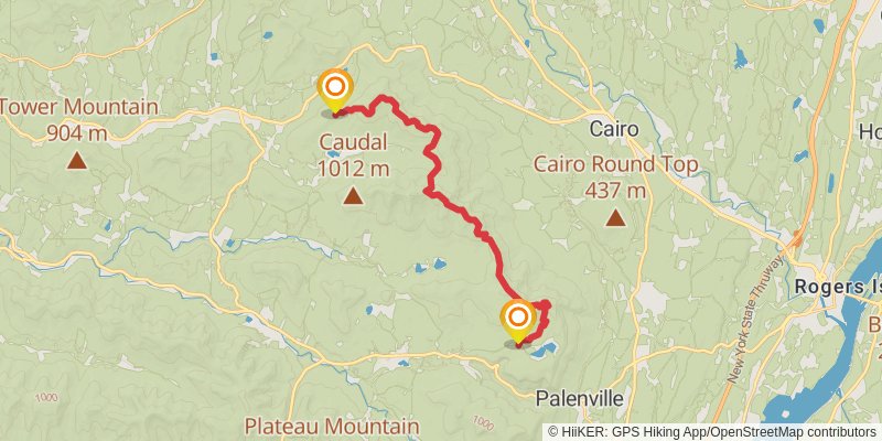 Escarpment Loop Trail stage 4 Map