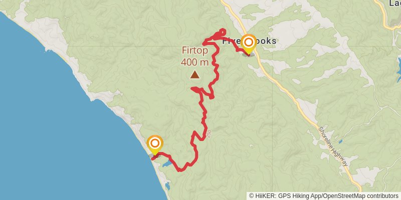 Stewart Trail, Coast Trail and Alamea Loop Trail stage 2 Map